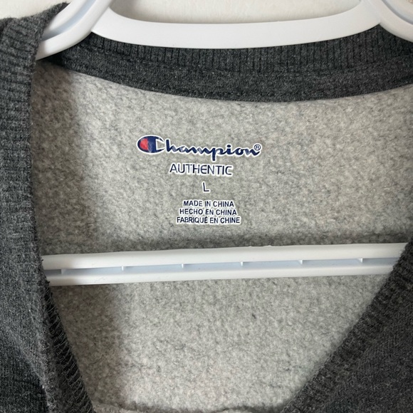 CHAMPION Sports Grey Sweatshirt Boys L - Picture 4 of 11